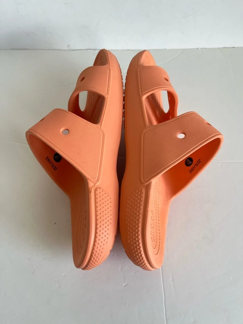 Crocs Double Strap Slide Sandals Peaches Unisex M10 W12